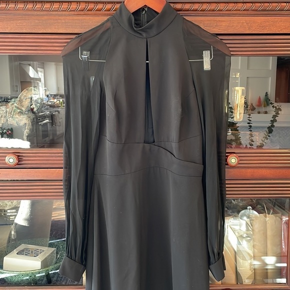 Jill Jill Stuart Black Keyhole Gown NWT - Picture 3 of 10